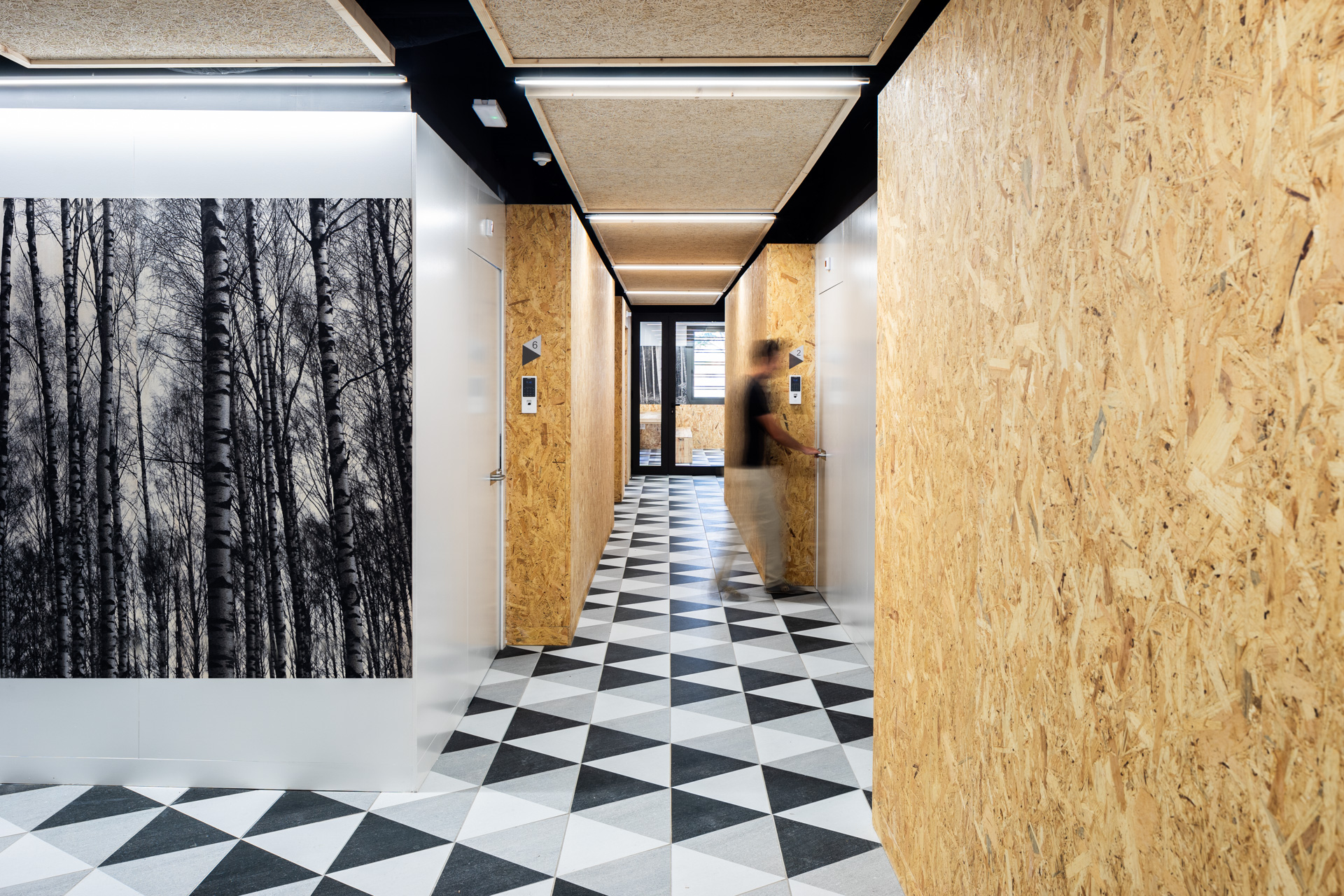 Imatge interior de l'espai residencial d'emergència